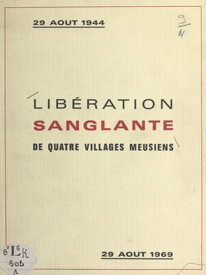 cover image of Libération sanglante